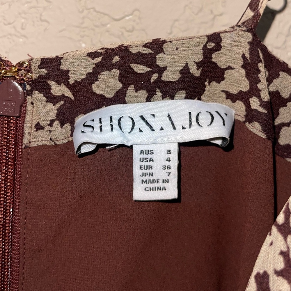 SHONA JOY | Valeria Ruched Frill Maxi Dress Size: 4 - Picture 6 of 8